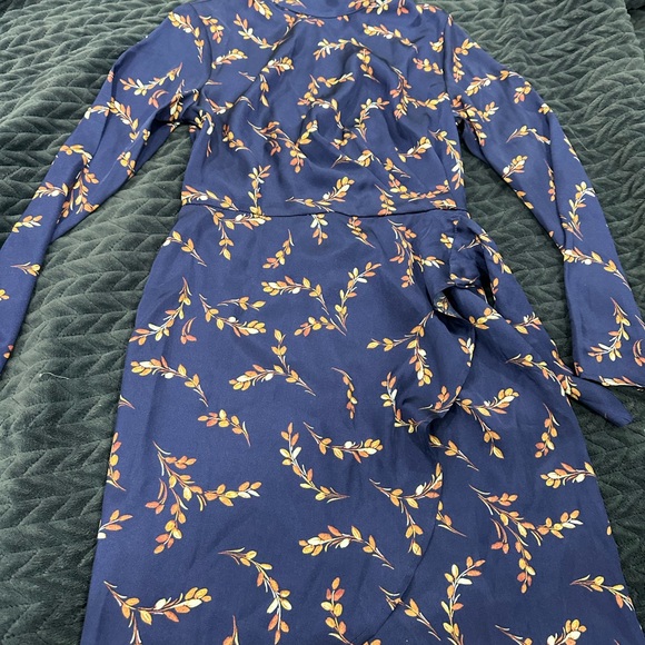 Size 3 new silk  dress with ticket.  Never been worn. - Picture 6 of 7